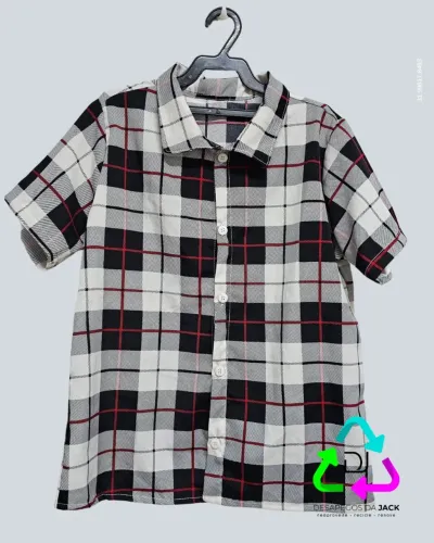 Camisa Infantil Xadrez