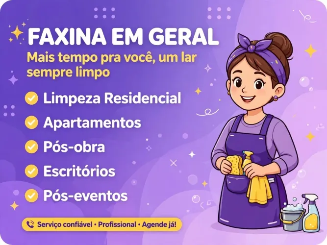 Faxina em geral