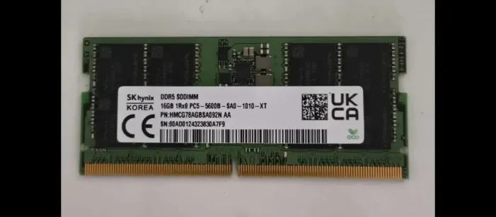 Memória RAM 16Gb DDR 5 Notebook