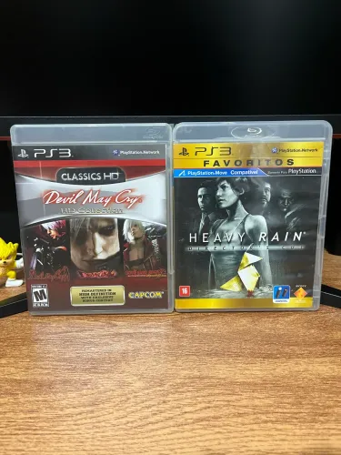 Jogos PS3 - Devil May Cry HD Collection e Heavy Rain