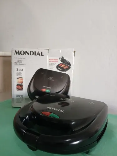 Sanduicheira Grill Mondial Fast 2 em 1 - Funcionando Perfeitamente