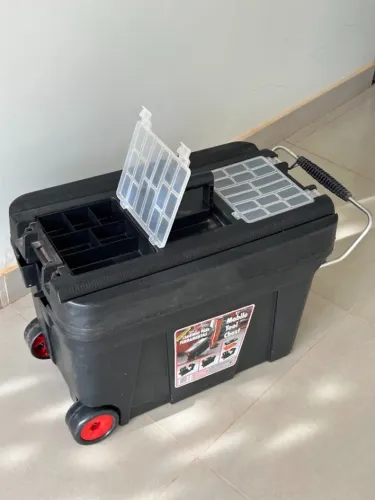 Caixa de ferramentas com rodas e alça (carrinho Mobile Tool Chest)
