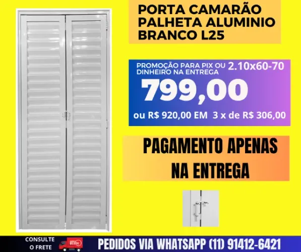 porta camarão cod gh7 branco palheta - Alumínio L25
