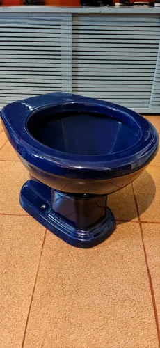 Vaso Sanitário Ideal Standard Avalon Azul-Marinho Retrô - Raridade