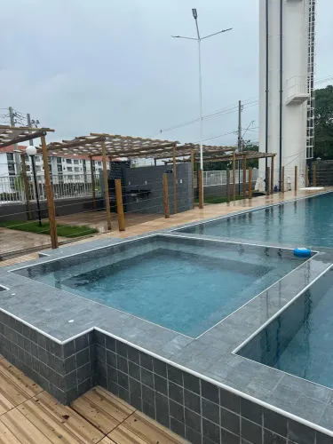 Apartamento com área de lazer completa no Geisel para alugar