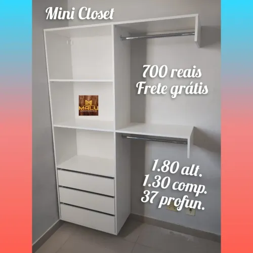 Promoção mini closet 