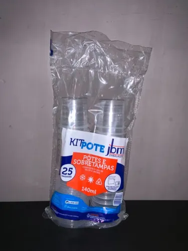 KIT POTE REDONDO JBM140ML = R$ 4,50 / 42 UNIDADES DISPONIVEIS