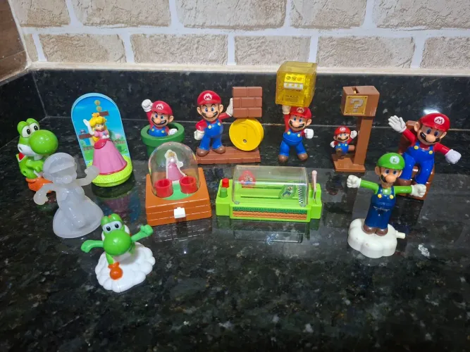 Coleção Mario Bros McDonald's diversos