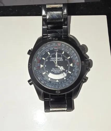 Tecnos Skydive Professional 15 ATM Chrono Alarm - Original