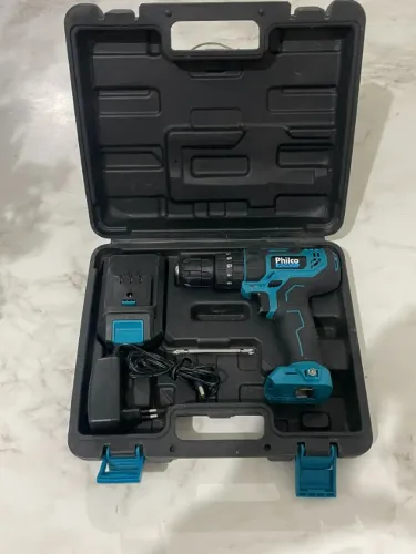 Parafusadeira Furadeira de Impacto Profissional 21V 3/8 10mm Philco
