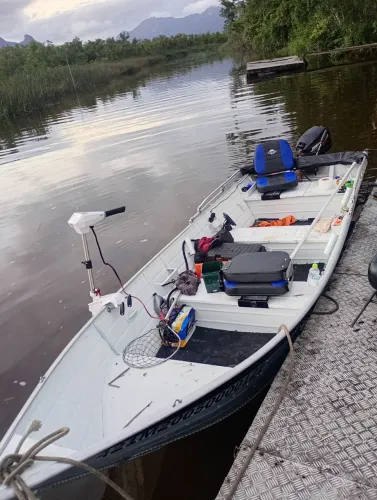 Barco de alumínio completo 