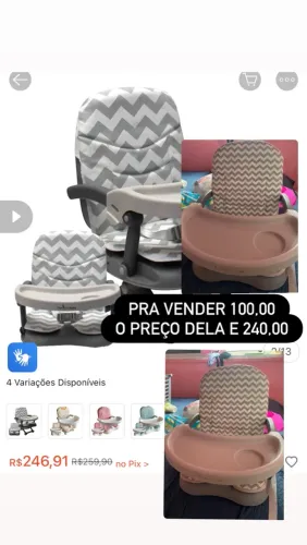 Cadeirinha de alimentação 