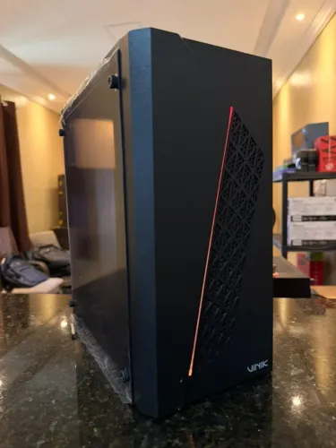 Gabinete Gamer Vinik Beam Com Led Rgb Frontal