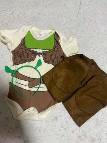 body shrek mesversario + kit mesversario