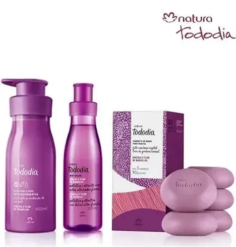 Kit Presente Natura Tododia Ameixa e Flor de Baunilha