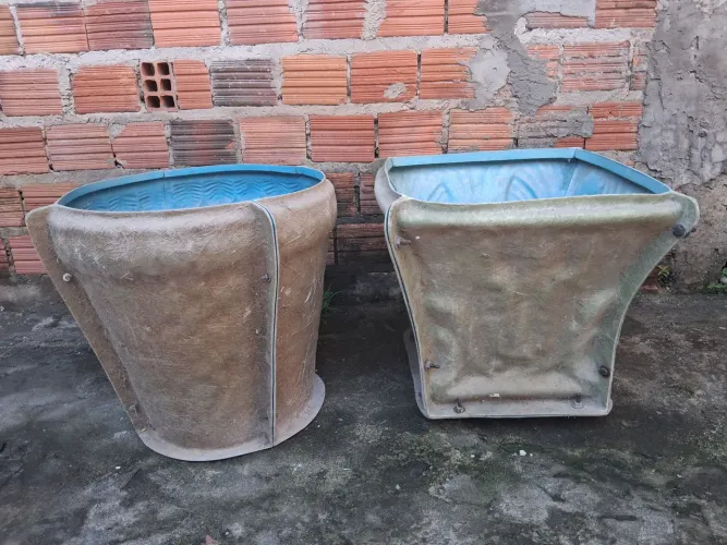 Formas de fibra de vidro para fazer vaso 