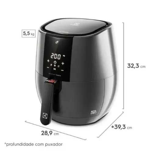 Air Fryer digital Eletrolux Rita Lobo
