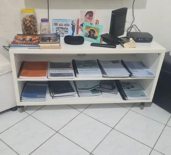 Rack projetado branco 300 reais