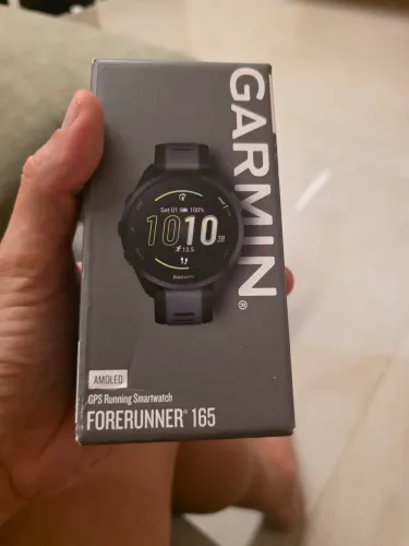Relógio Garmin Forerunner 165 preto basic 