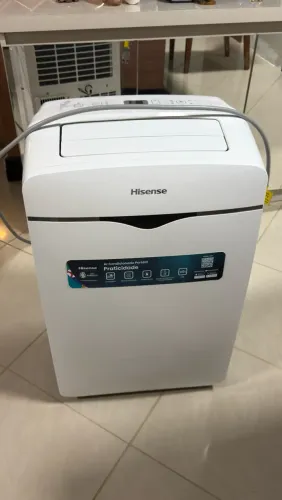 Ar-condicionado Portátil Hisense 12.000 BTUs Wi-Fi ? NOVÍSSIMO!