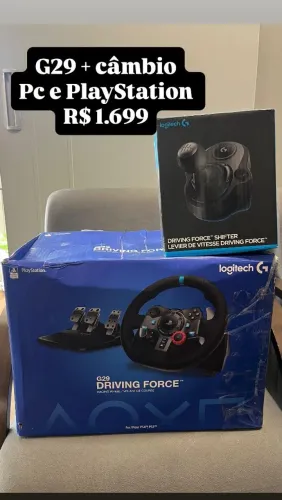 Logitech G29 com câmbio