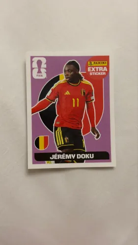 Figurinha Legend Extra Sticker Lilás Jeremy Doku