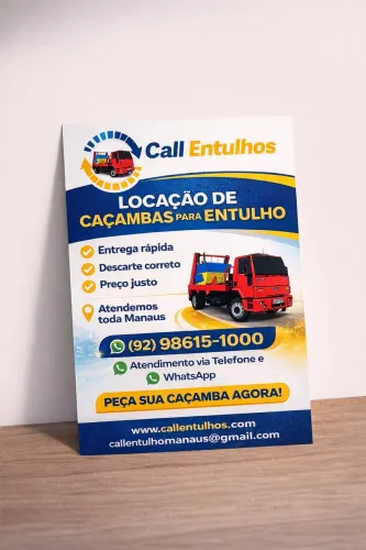 Aluguel de Caçamba para Entulho em Manaus | Entrega Rápida