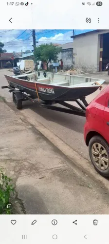 Barco pico chato de 6 metro