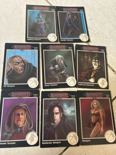 Cartas Ravenloft mini série vampires of Ravenloft