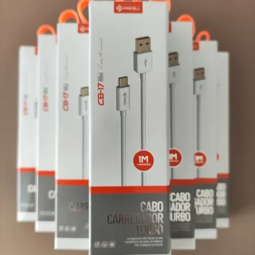 10 Cabos Carregador Turbo 66w 1m USB p Tipo C Alta Velocidade