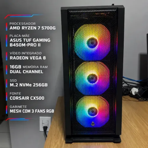 PC Gamer/esdudo Ryzen 7 5700G 16GB ram