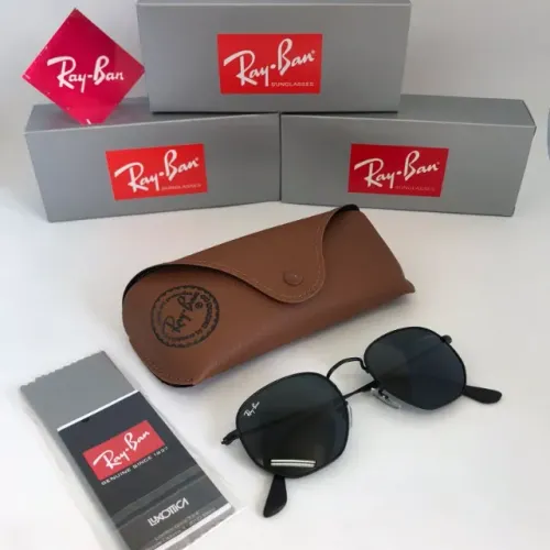 óculos de sol ray ban hexagonal black lentes de cristal