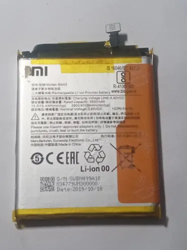 Bateria celular xiaomi ( BN49) redmi 7A 3900 mAh original 
