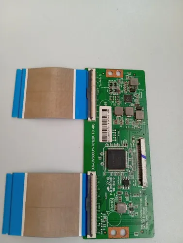 Placa tcon da tv Philco PTV50D60SA xk-cv500u1-to1(2k T0 4K) funcionando