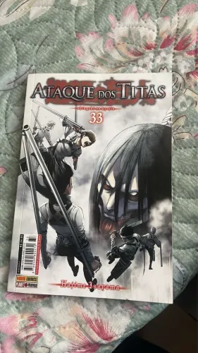 Mangá Ataque dos Titãs Novo Vol. 33 especial