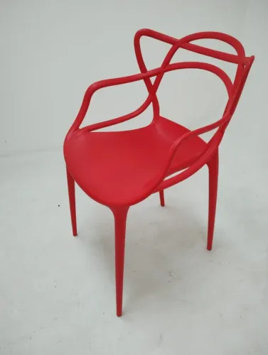 Cadeira Design Allegra Interior E Exterior Plástico Polipropileno VERMELHA