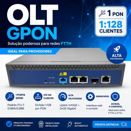 OLT V-SOL GPON 1PON