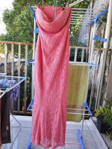Roupa , vestido rosa tomara que caia 