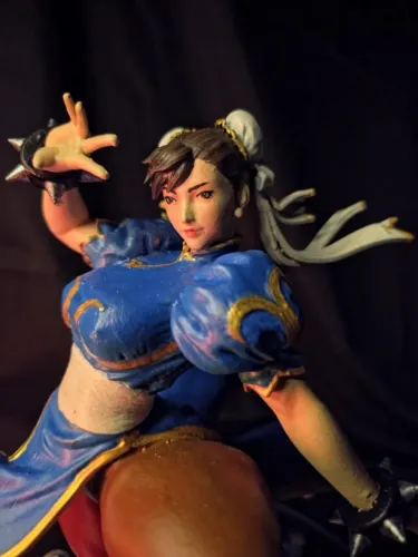 Chun-li pintada a mão