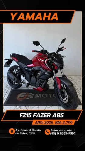 Yamaha fz 150 fazer ano 2026, extra Aceitamos cartão e Financiamento bancário
