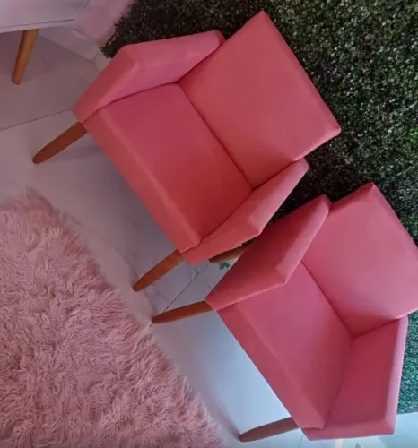 2 poltronas pink Nova 