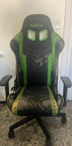 cadeira gamer dx racer para reparar o revestimento