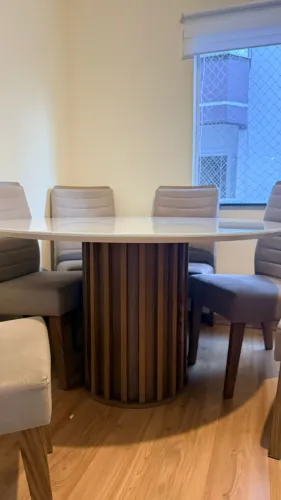 Mesa New Viena Com 6 Cadeiras Ondina