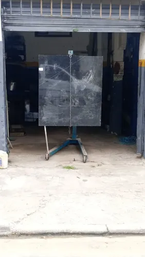 Pedra de mármore preta 1,0 L por 1,20 C