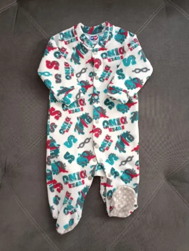 Pijama Macacão Soft bebê Antiderrapante - Tiptop