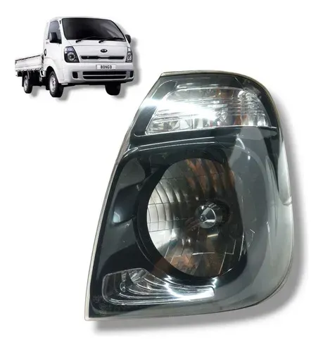 Farol Esquerdo Kia Bongo 2013 A 2018 Mascara Negra Esquerdo/motorista