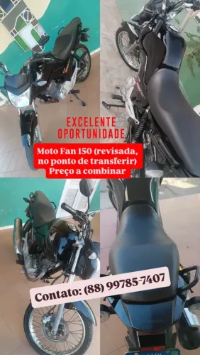 Moto Fan 150 2014 para negociar.