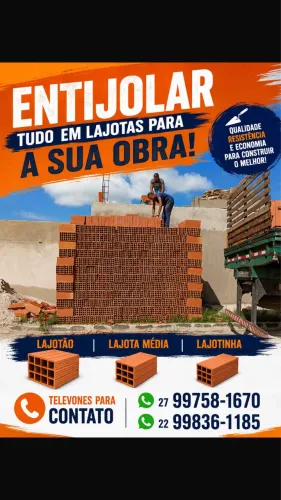 Lajotão baixo preço pra sua obra