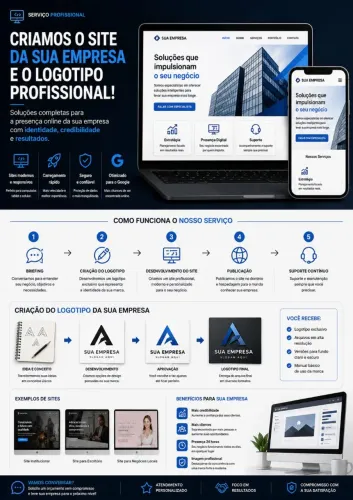 Sua empresa ainda não tem um site profissional?