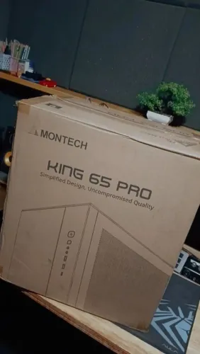 Gabinete Gamer Montech King 65 Pro, Mid Tower, Vidro Temperado